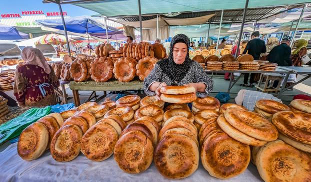 El bazar en primer plano